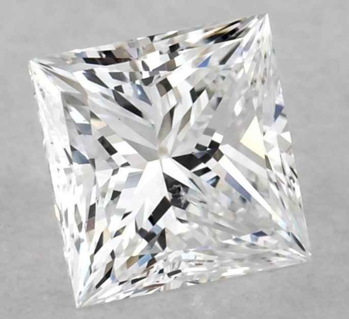 Diamant - 0.65 ct - rechteckig modifiziert - D (farblos) - SI2, - GIA - Mix und Mehr Shop