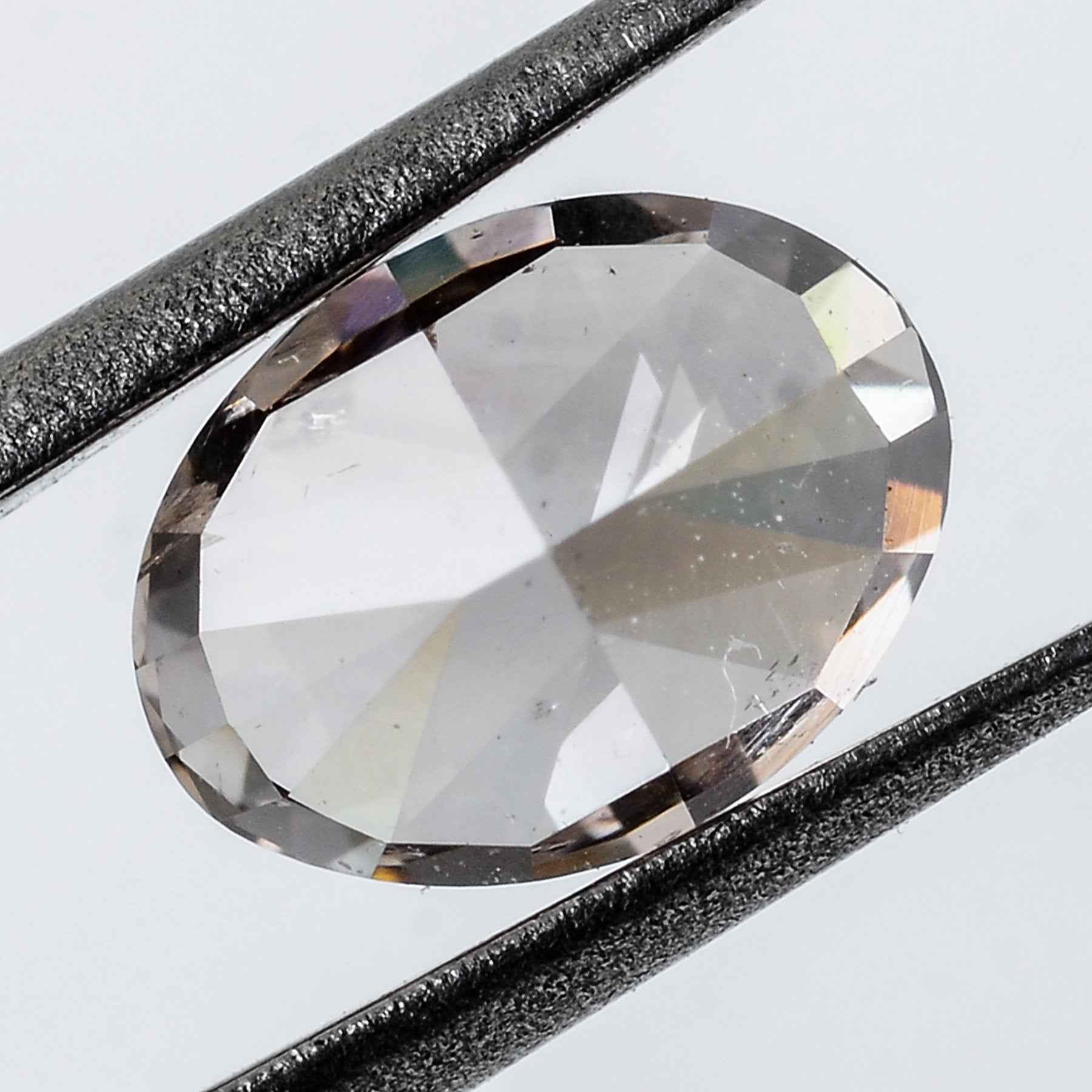 1 Stück Diamant - 0.50 ct - Ovaler Brillant - Natural Fancy Yellowish Brown - I1 - Mix und Mehr Shop