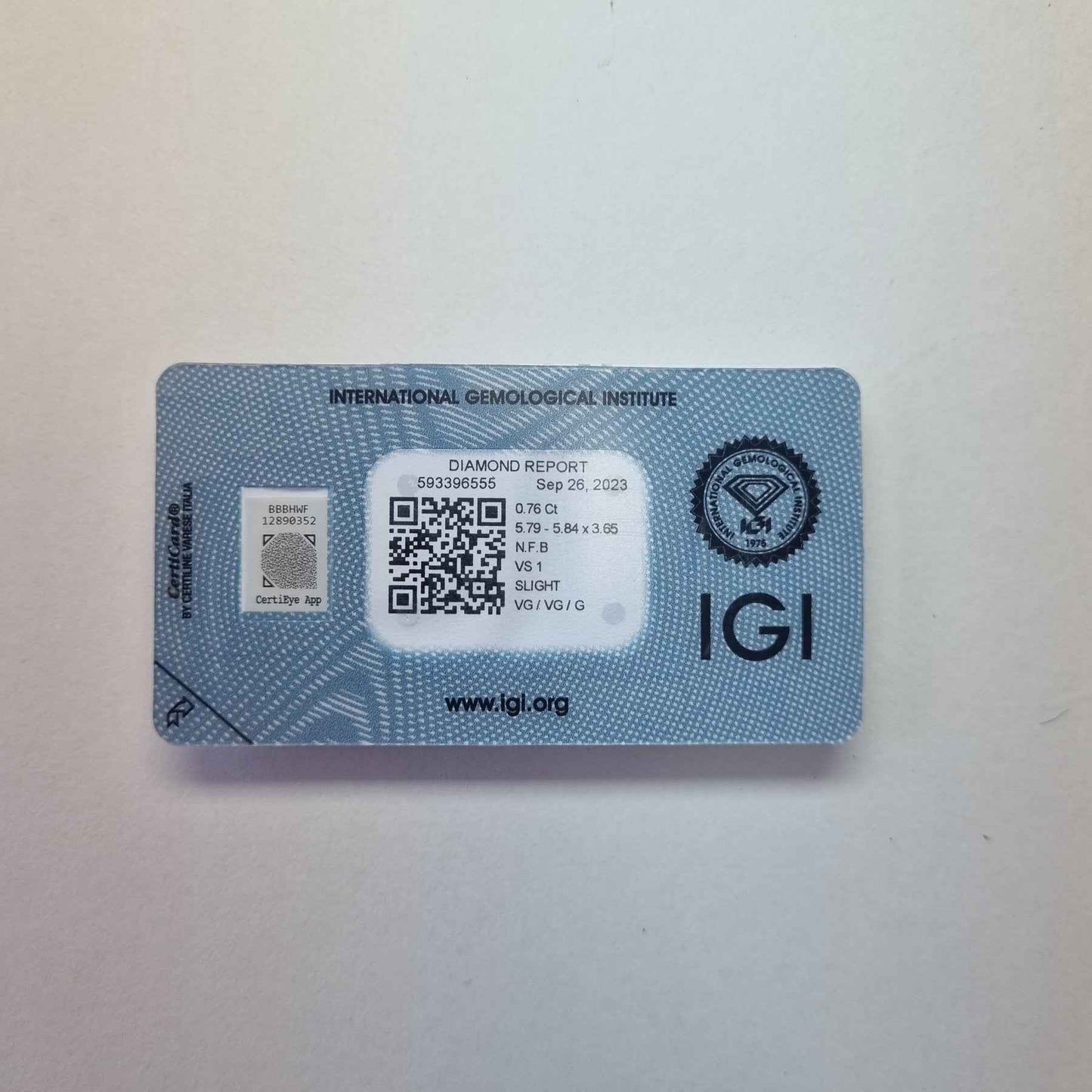 1 Stück Diamanten - 0.76 ct - Rund - Fancy braun - VS1 - Mix und Mehr Shop