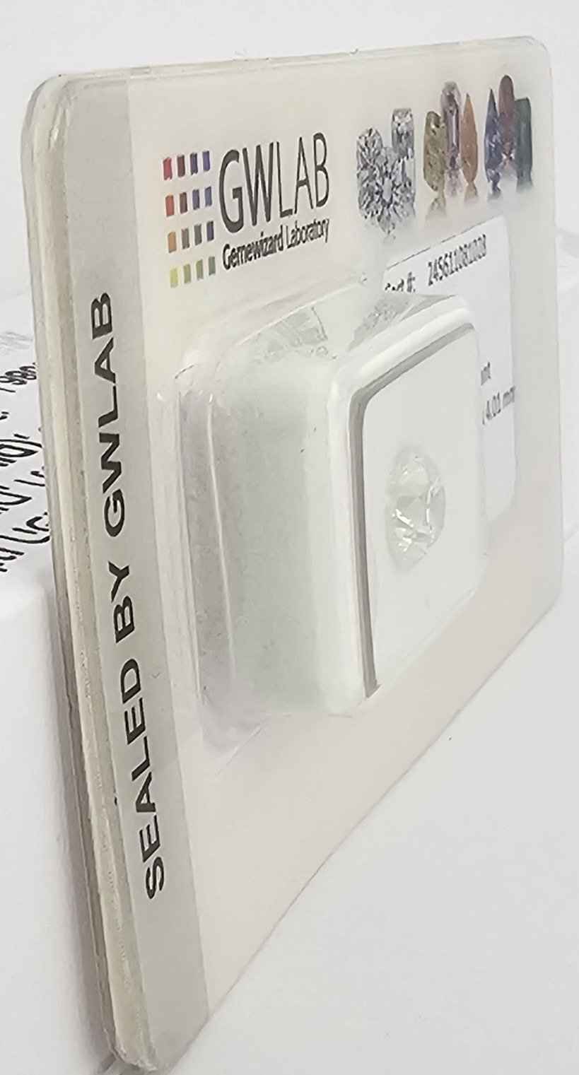 1 Stück Diamant (Natürlich) - 1.00 ct - Rund - D (farblos) - SI3 - Mix und Mehr Shop