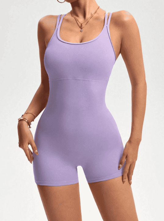 Fitness-Jumpsuit , Rückenfrei - Mix und Mehr Shop