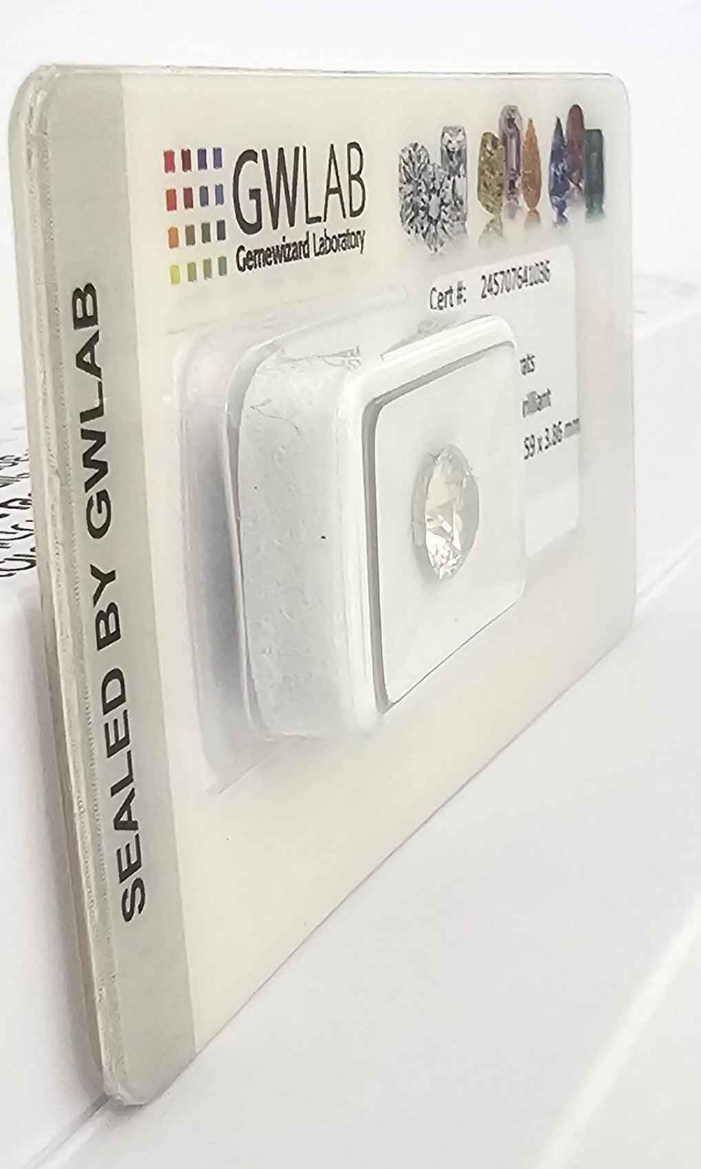 1 Stück Diamant (Natürlich) - 1.02 ct - Rund - G - SI2 - Mix und Mehr Shop