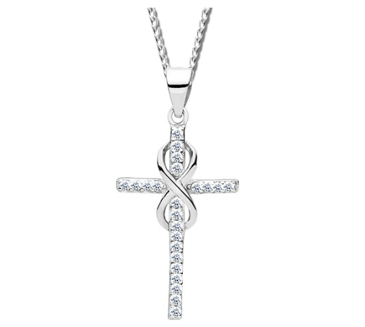 Halskette mit Kreuz echt 925 Sterling Silber