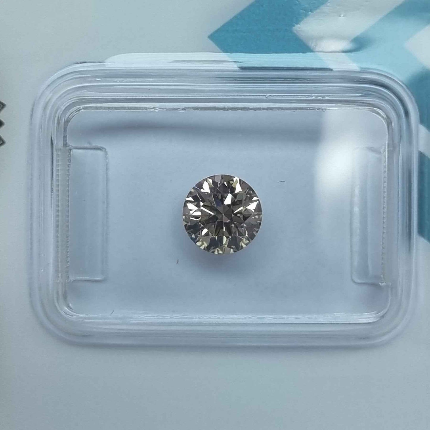 1 Stück Diamanten - 0.76 ct - Rund - Fancy braun - VS1 - Mix und Mehr Shop