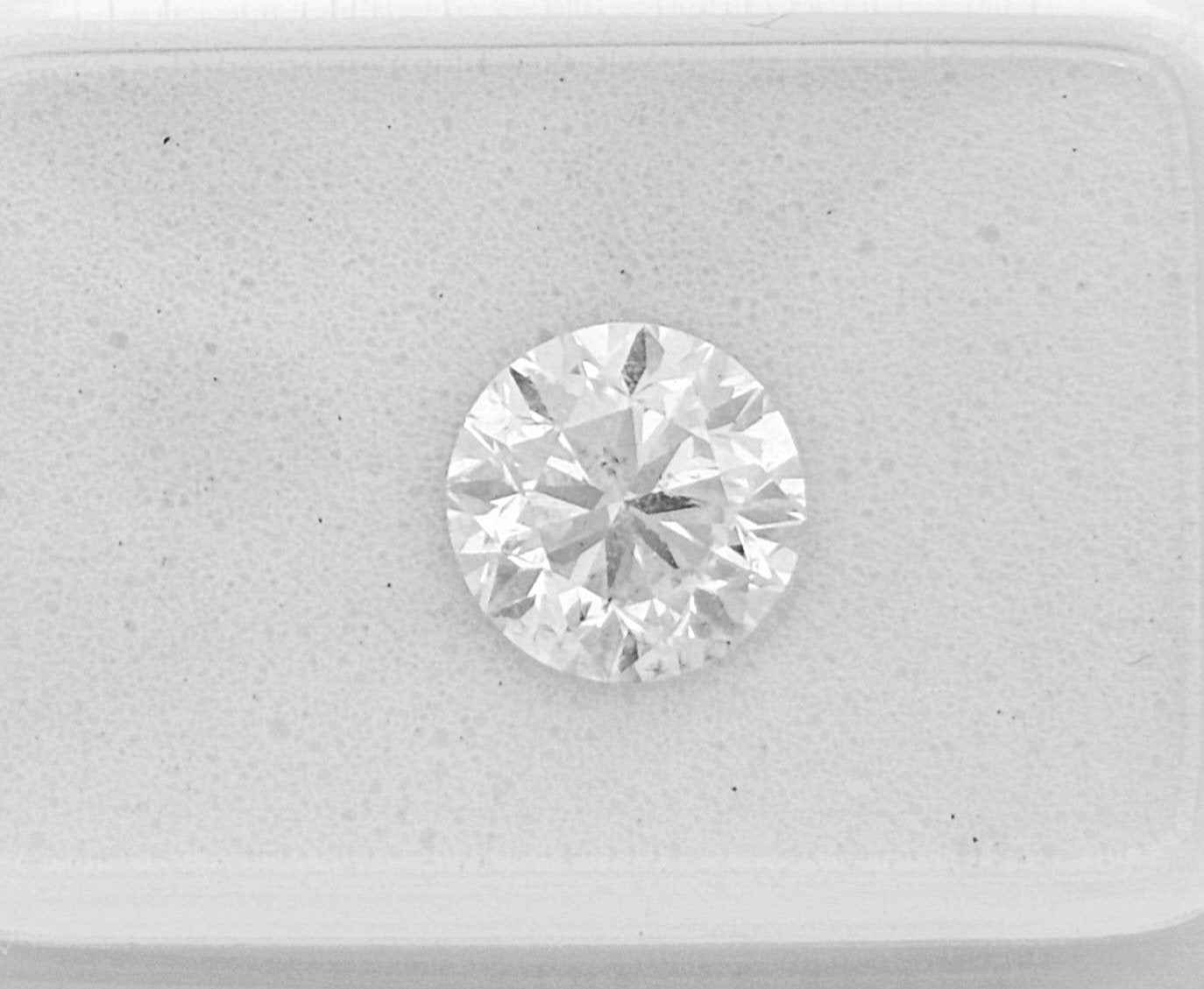 1 Stück Diamant (Natürlich) - 1.00 ct - Rund - D (farblos) - SI3 - Mix und Mehr Shop